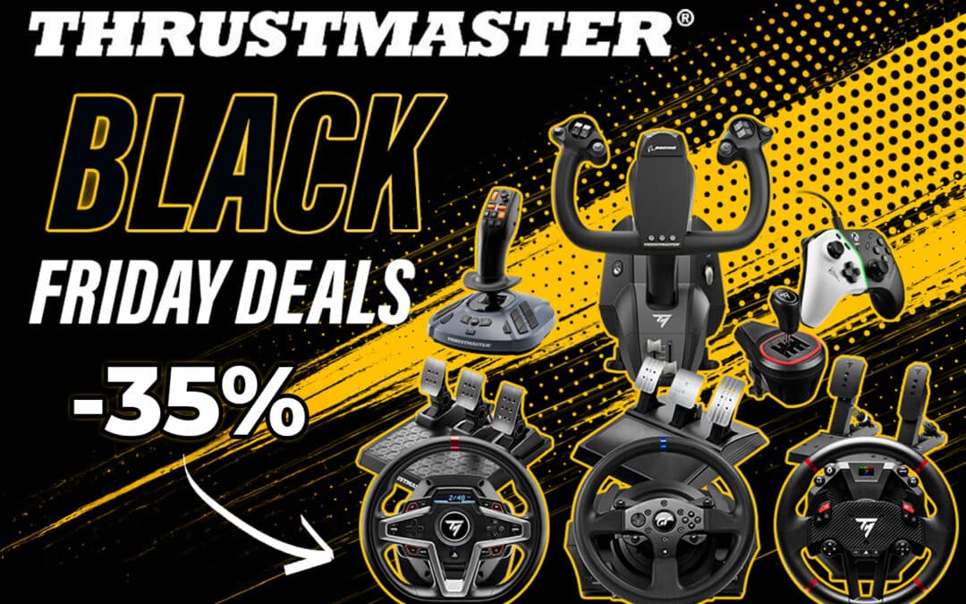 ブラックフライデーThrustmaster：2025 最高のキャンペーンがついに明らかに（-35％）！