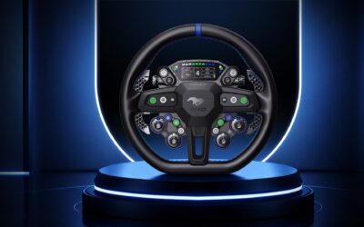 MOZA製フォード・マスタングGTD用ステアリングホイールが449ユーロで販売中、MA3Fサイドスティックも